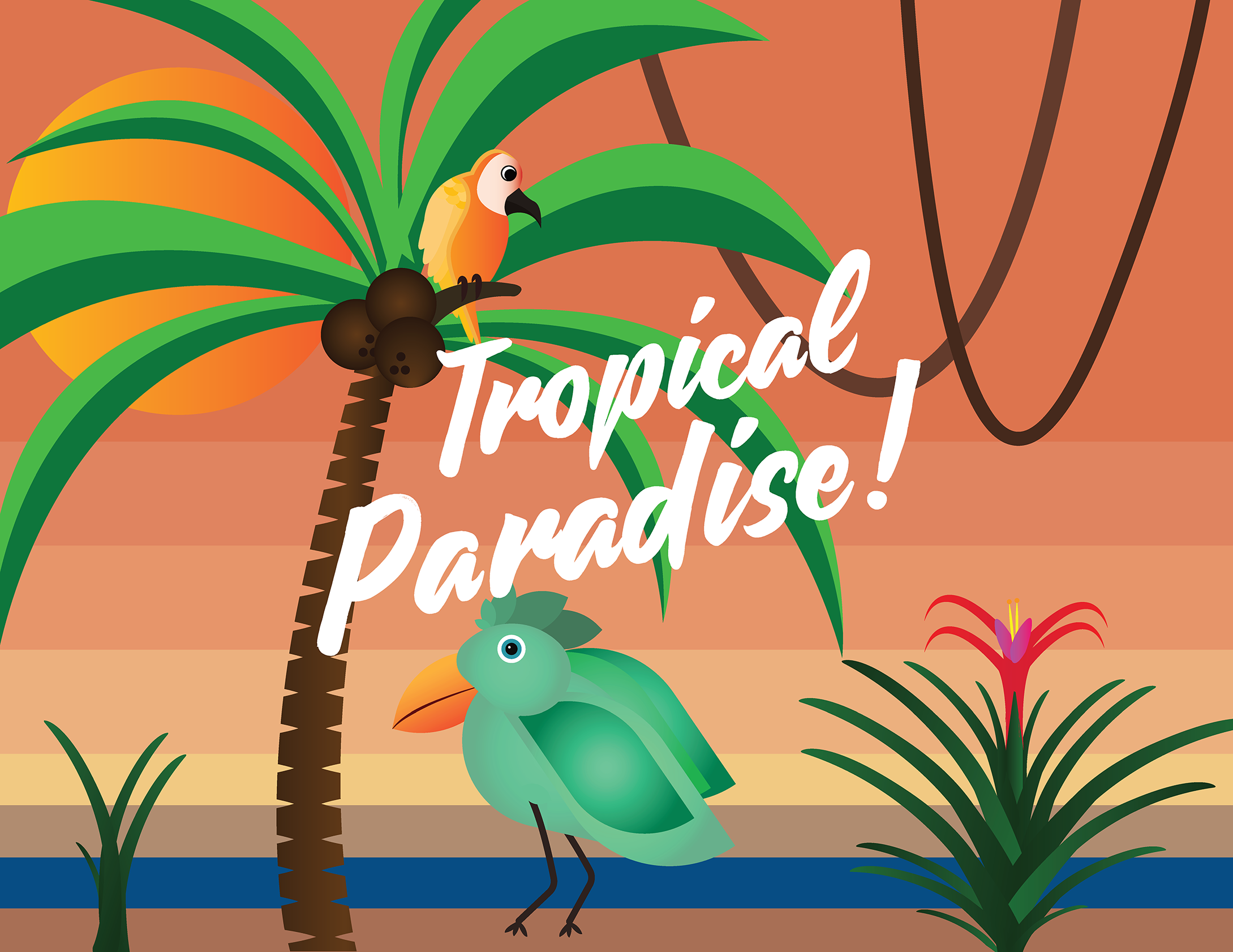 Tropical Paradise — original homepage cover