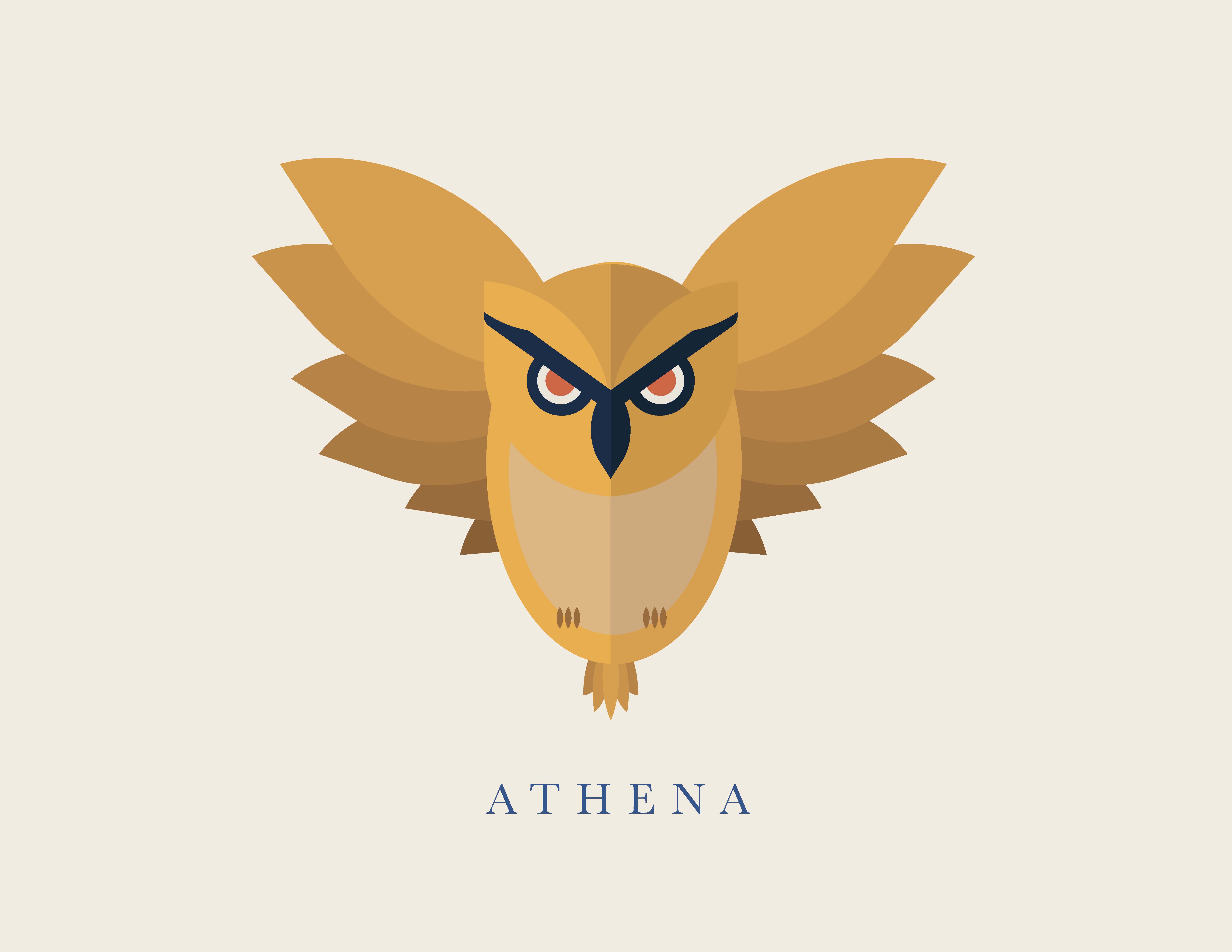 Athena owl symbol