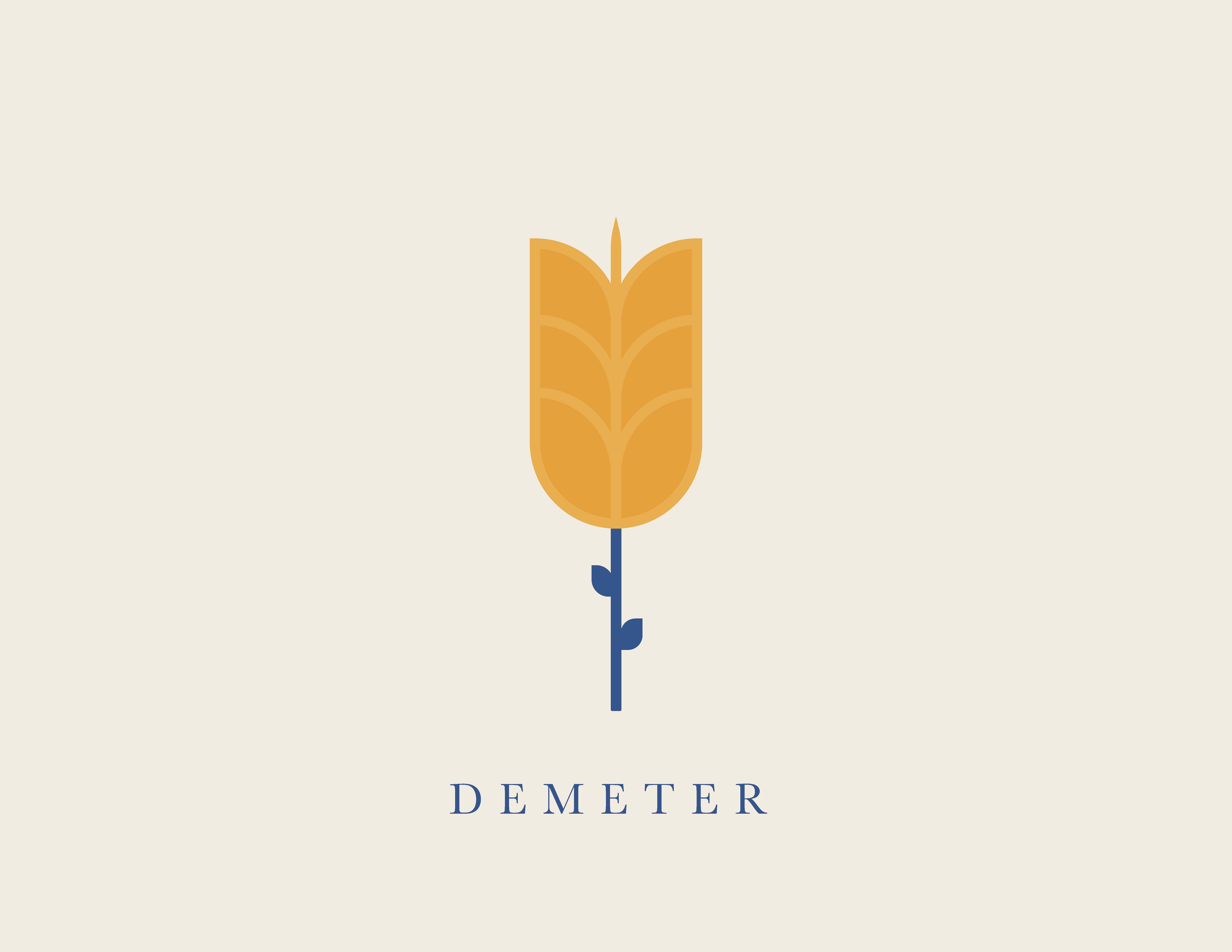 Demeter wheat symbol